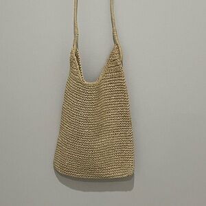J Crew woven Crossbody Bucket Bag